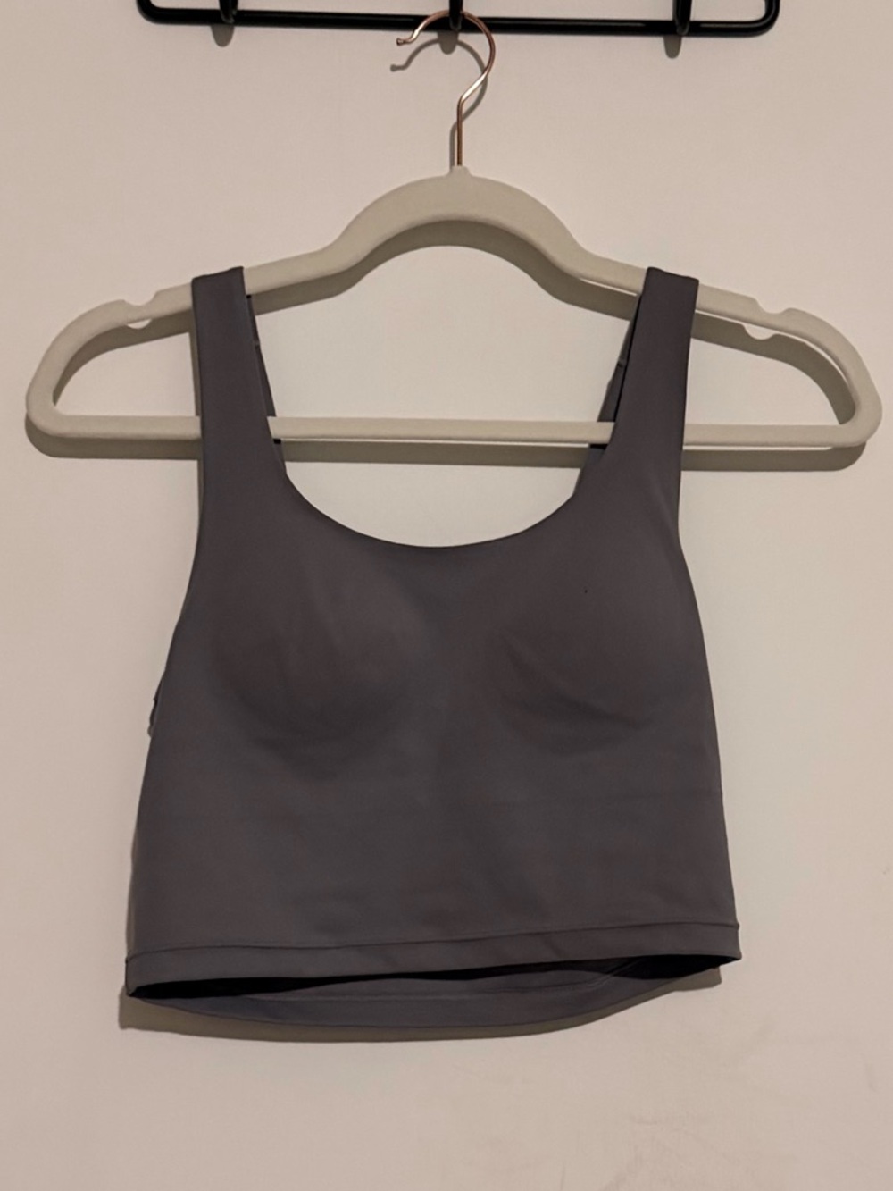 PINK Victoria's Secret Scoop Neck Seamless Bralette - Gray